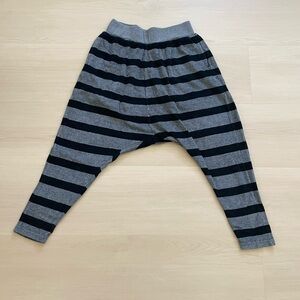 Chocoolate striped harem pants xs